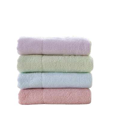 Factory High quality woven bamboo fiber towel face towel