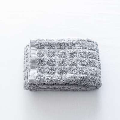 100% cotton fiber waffle design bath towel set plush towel